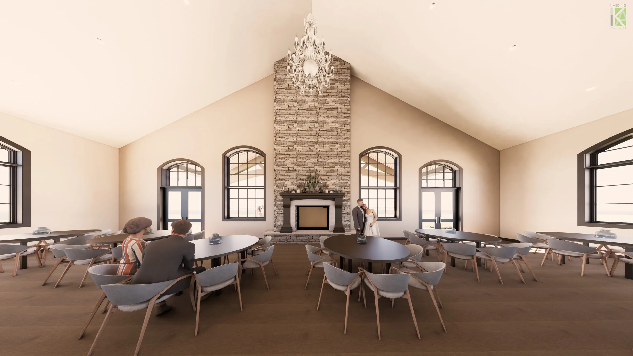Ballroom Fireplace