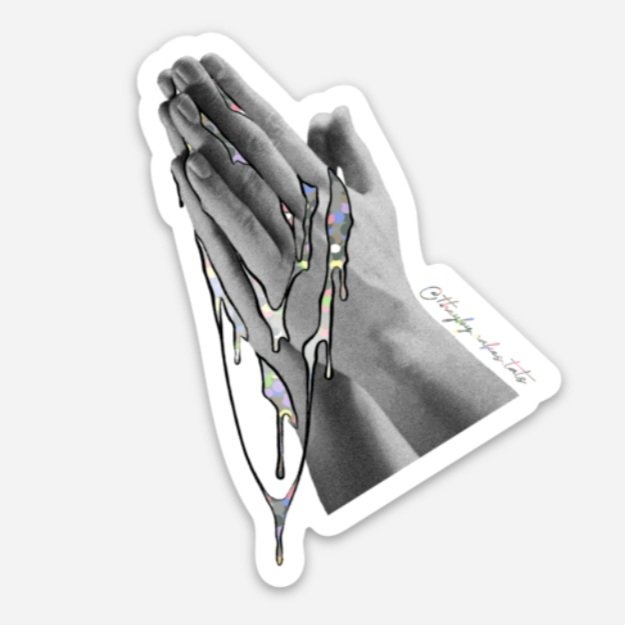 Prayer Hands Sticker