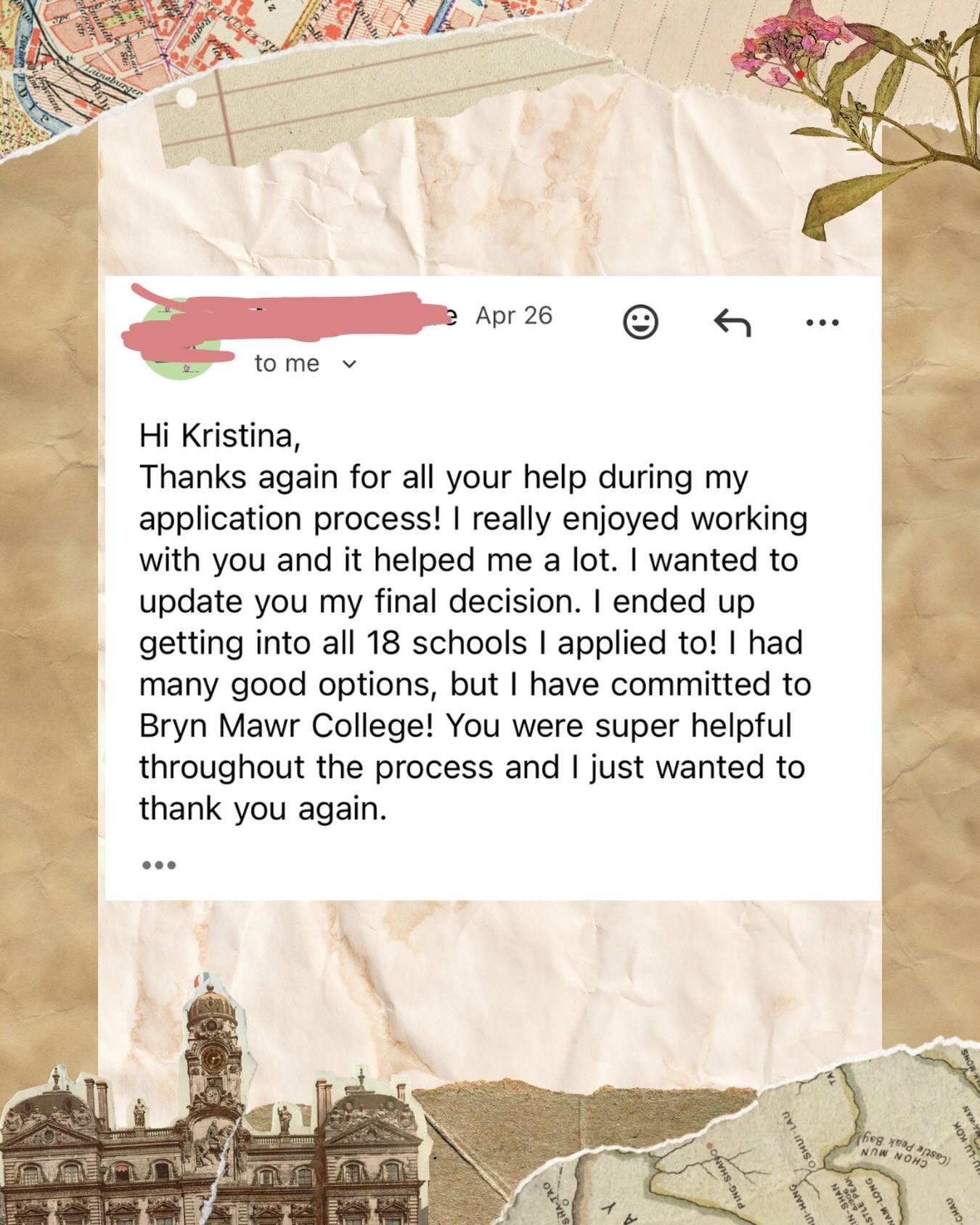 It&rsquo;s the season of commitments and fun email updates! #classof2026 #collegeadmissions #collegeadvising