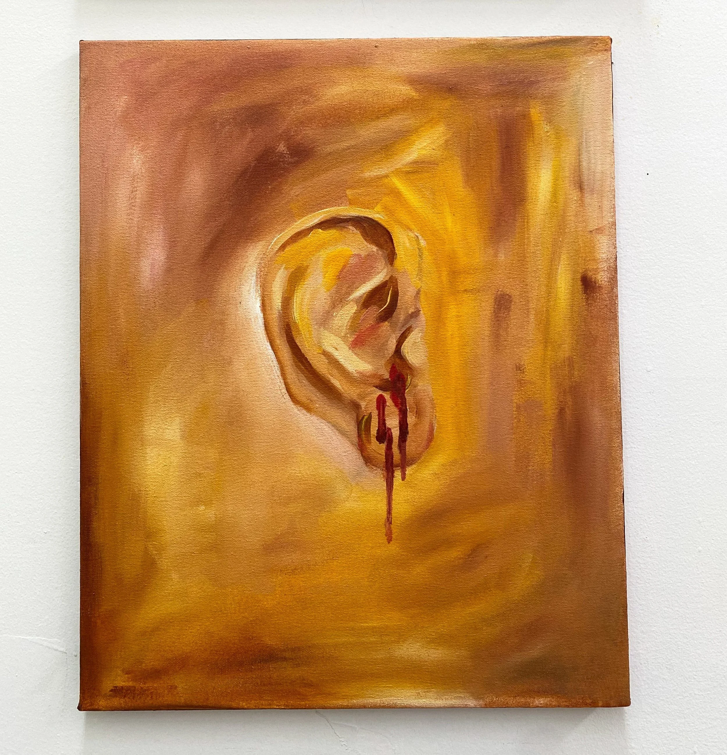 Truth hurts, acrylic on canvas, 16in x 20in, 2023