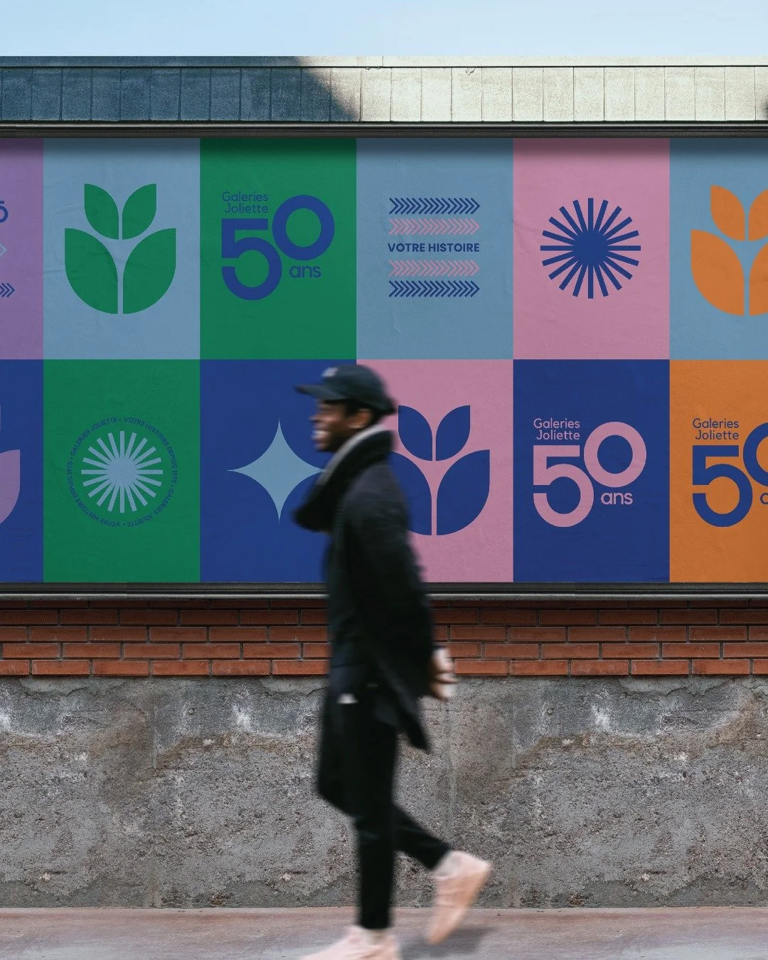 Les @galeriesjoliette nous ont contact&eacute;es pour les aider &agrave; marquer le coup en grand pour leur 50e anniversaire 🥳

Quand une organisation c&eacute;l&egrave;bre un jalon aussi important, l'identit&eacute; visuelle d'&eacute;v&eacute;neme