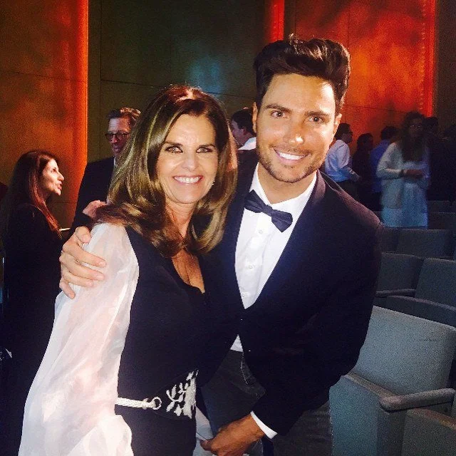 Matt Jacobi Caprio and Maria Shriver The Sunday Paper.jpg