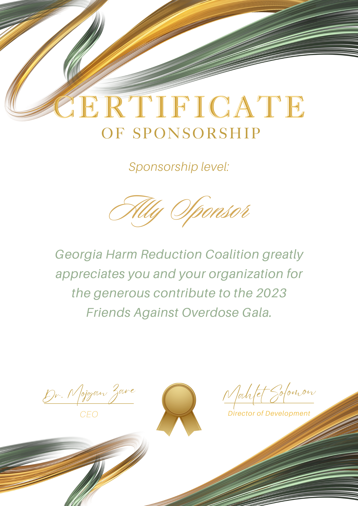 GHRC Ally Sponsorship
