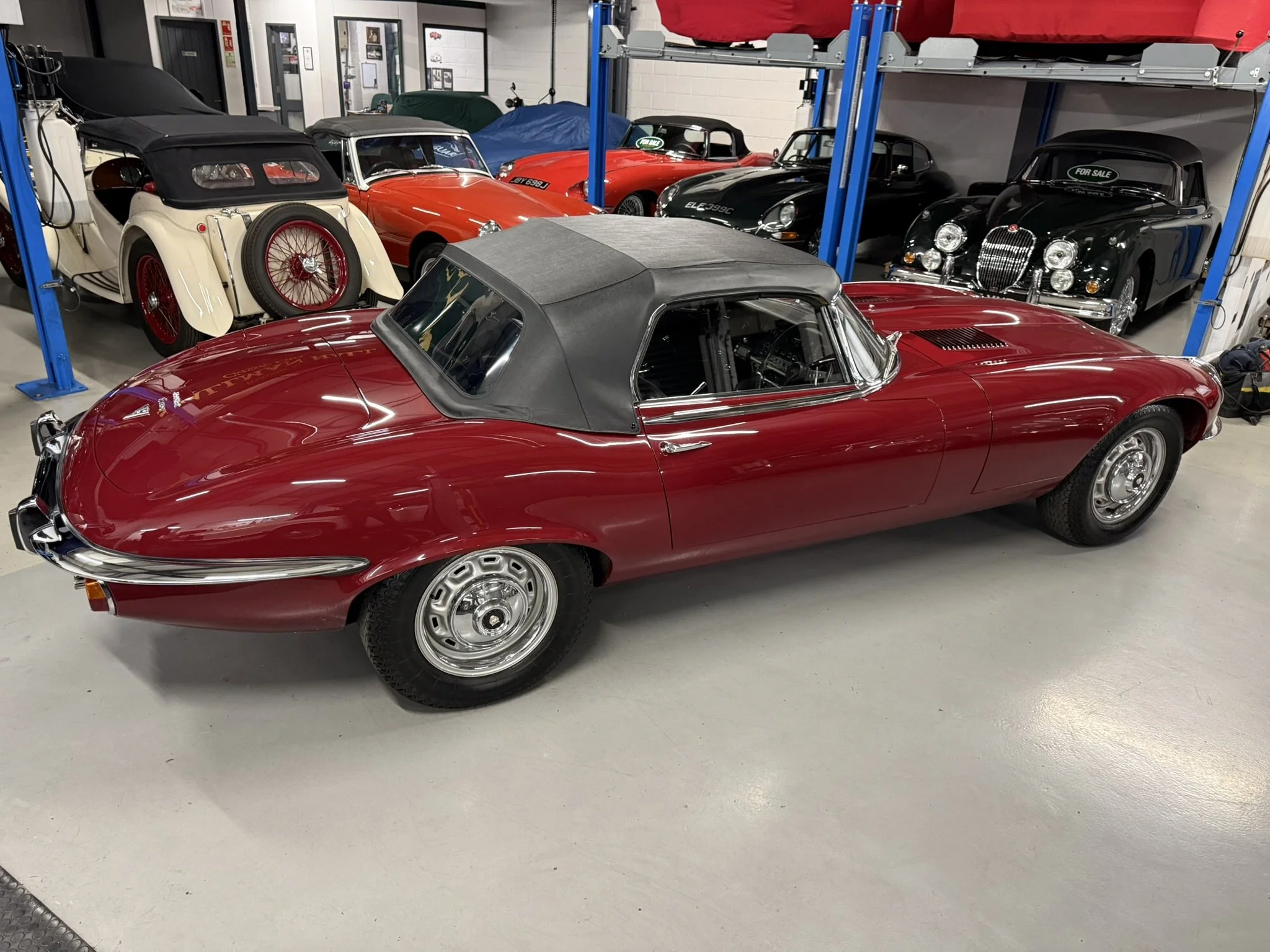 Jaguar E Type V12 PVC Hood