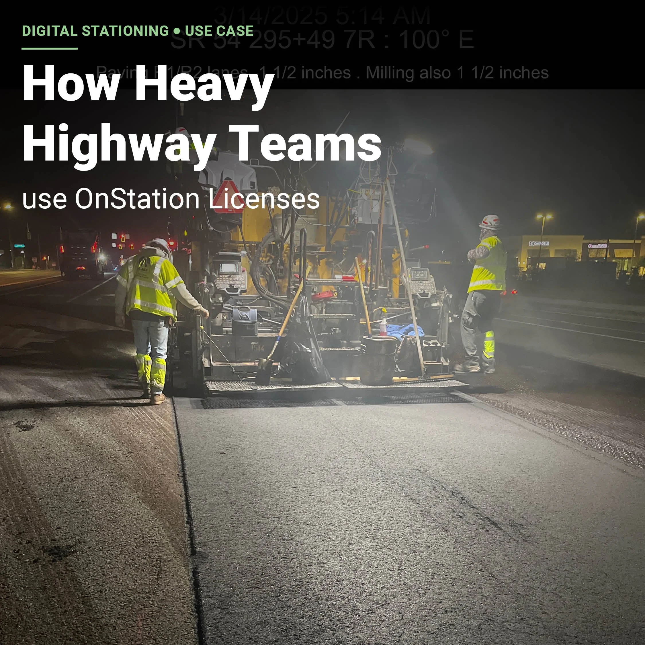 How Heavy Highway Teams Use OnStation Licenses