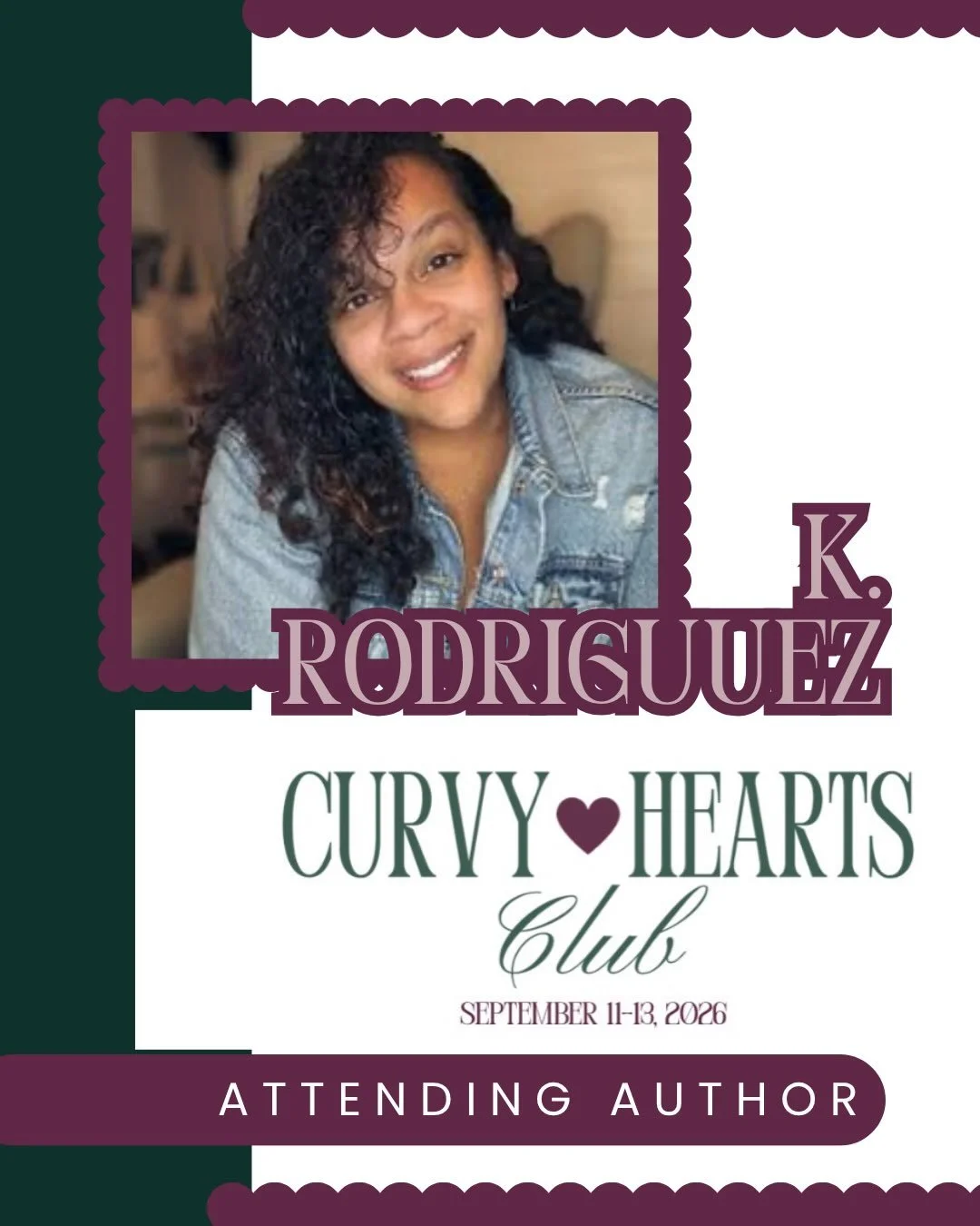 My first virtual signing! 🥹📚

I&rsquo;ll be hanging out with Curvy Hearts Club this week, September 11&ndash;13! 💕 But we&rsquo;re kicking things off early with my Facebook takeover this Tuesday! 👀

I&rsquo;ve got some fun stuff planned, so come 
