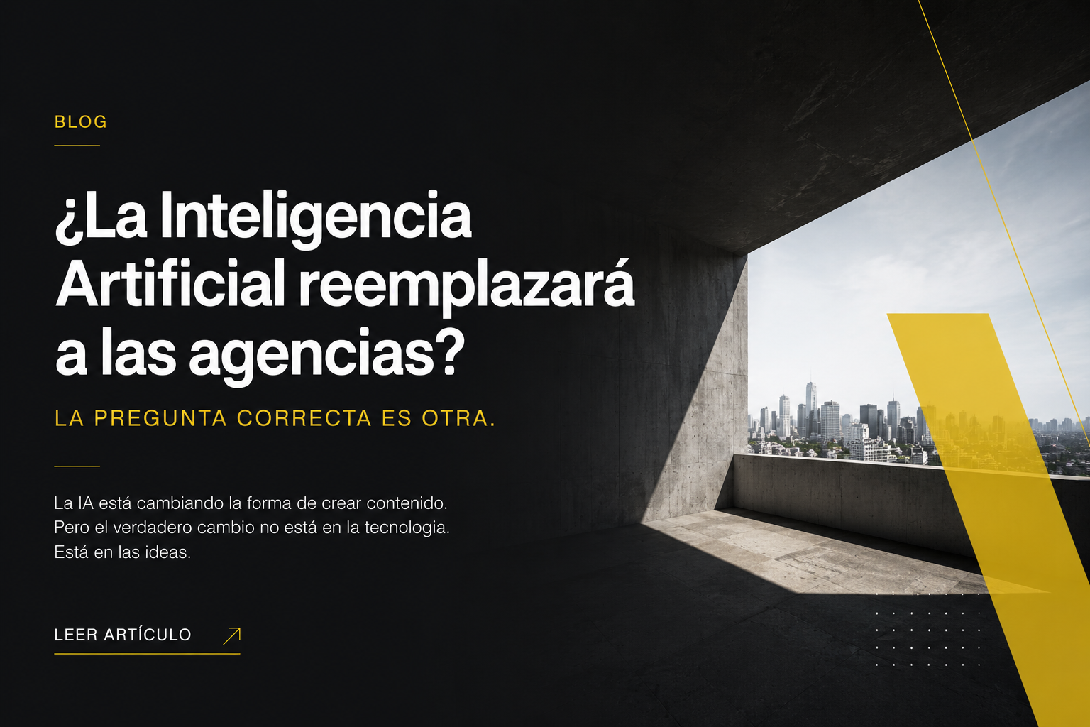 La Inteligencia Artificial reemplazará a las agencias? La pregunta correcta es otra.