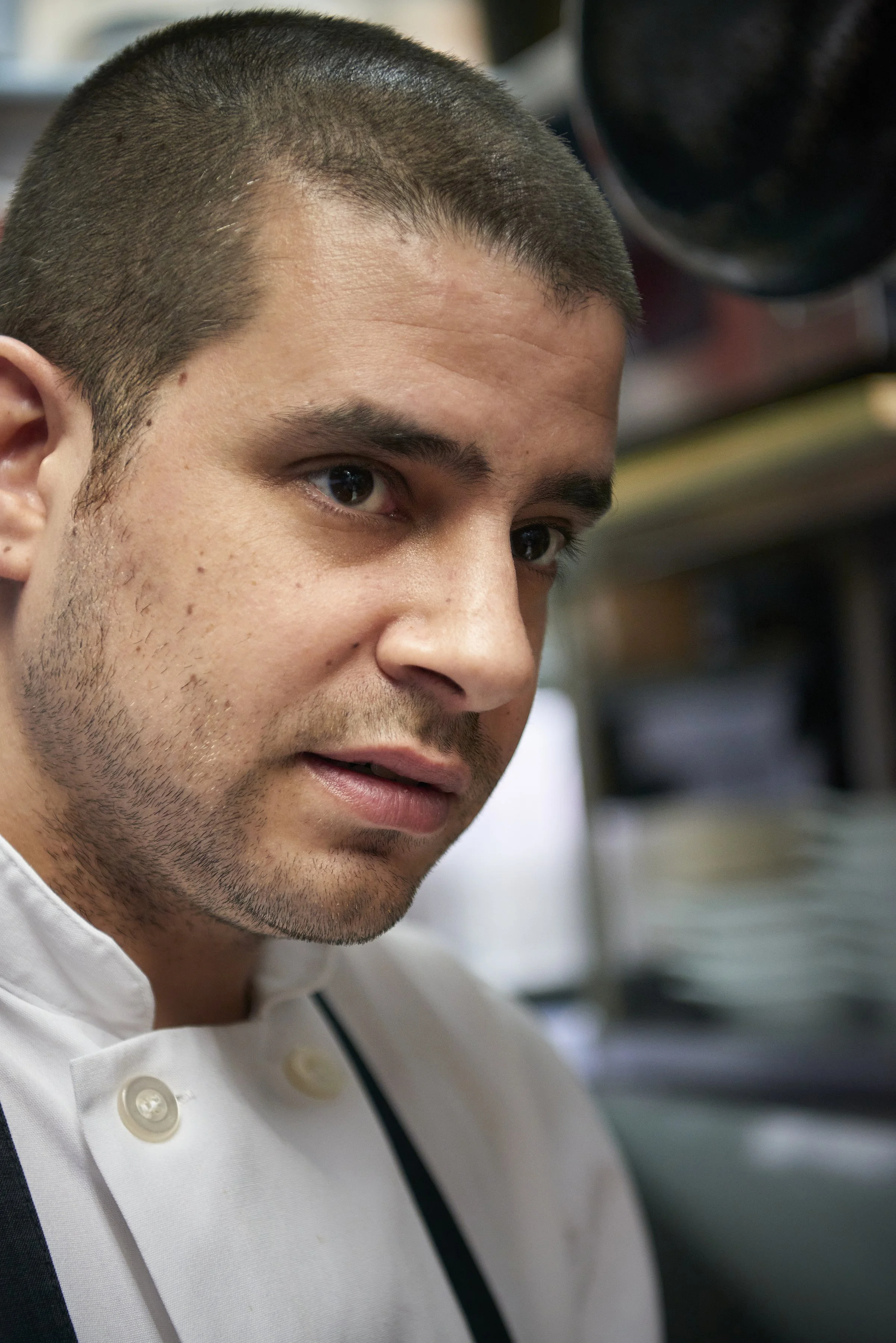 Chef Hector Photographed at Socarrat Paella Bar by Naoko Takagi