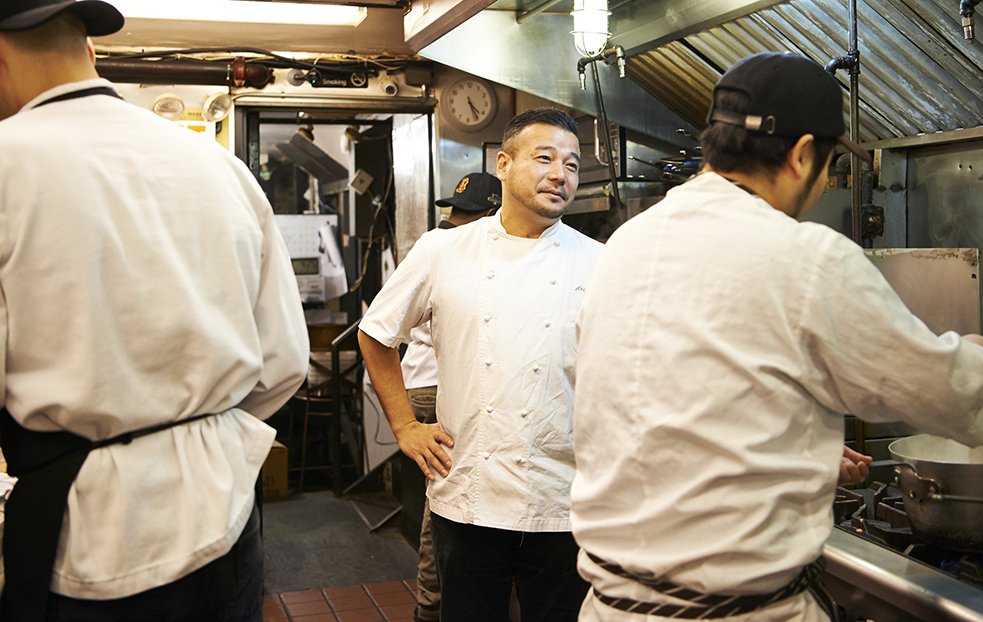 Chef Akiyama Photographed at Sakamai by Naoko Takagi