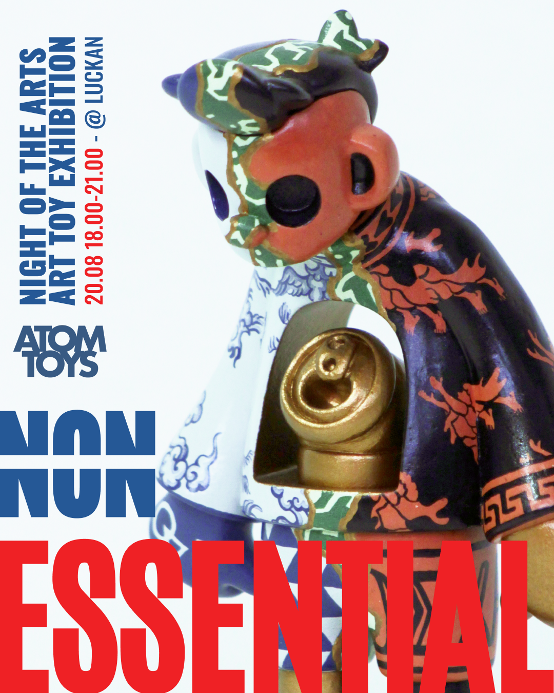 NON Essential Art Toy Exhibition — August 20 in Helsinki