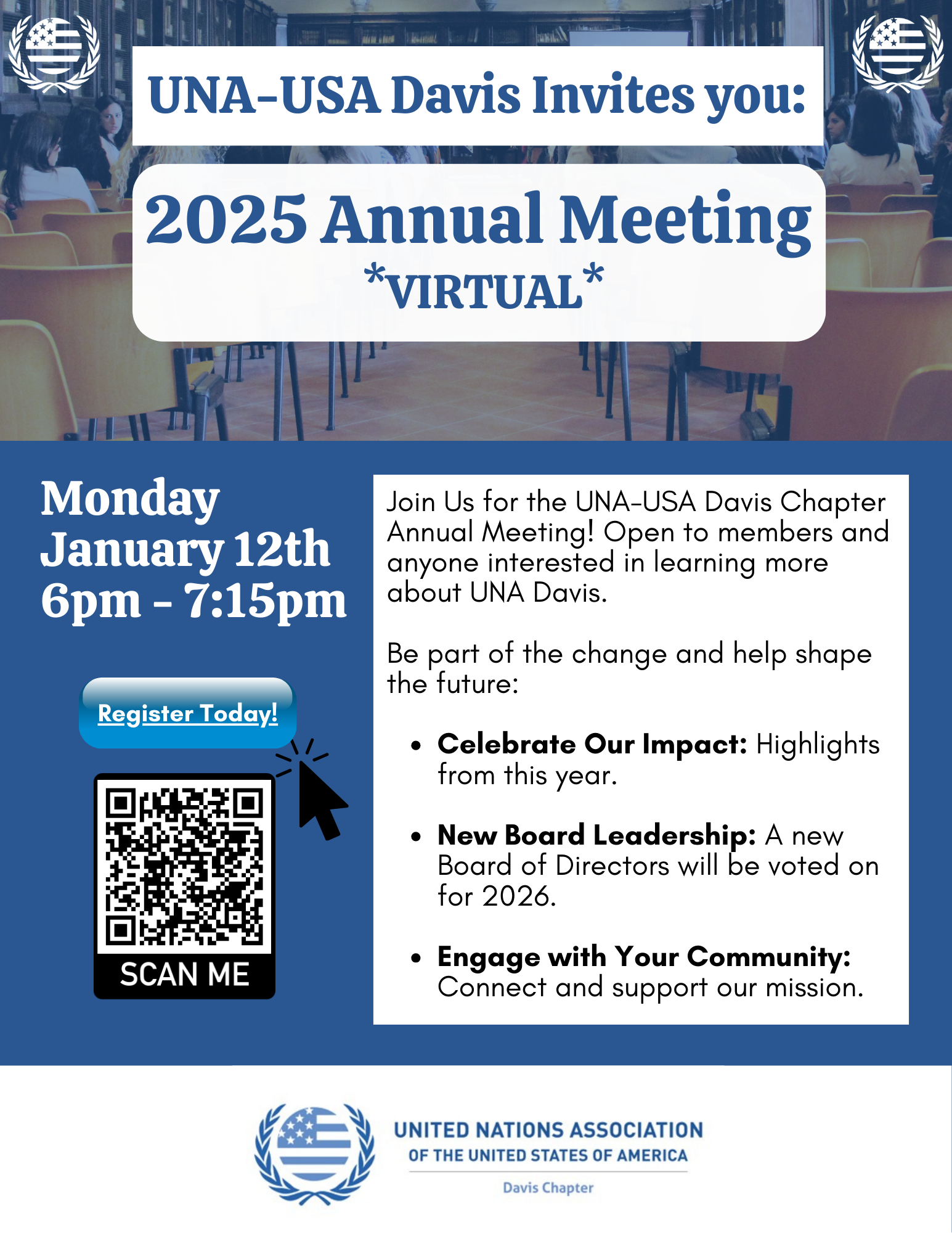 UNA Davis Annual Members Meeting (Virtual)