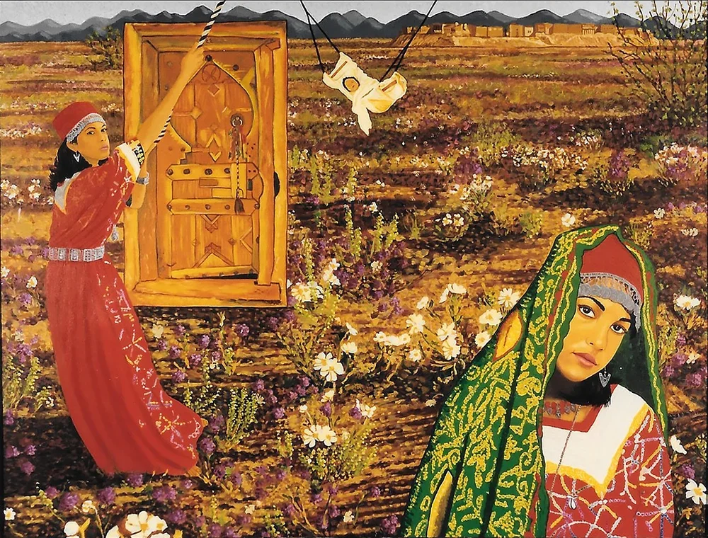 Erbil, Acrylic on Canvas, 38"x50", 1995