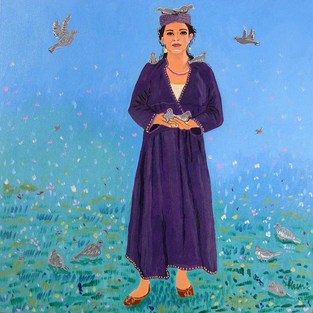 Safe Haven, Acrylic on Panel, 12" x 12", 2010
