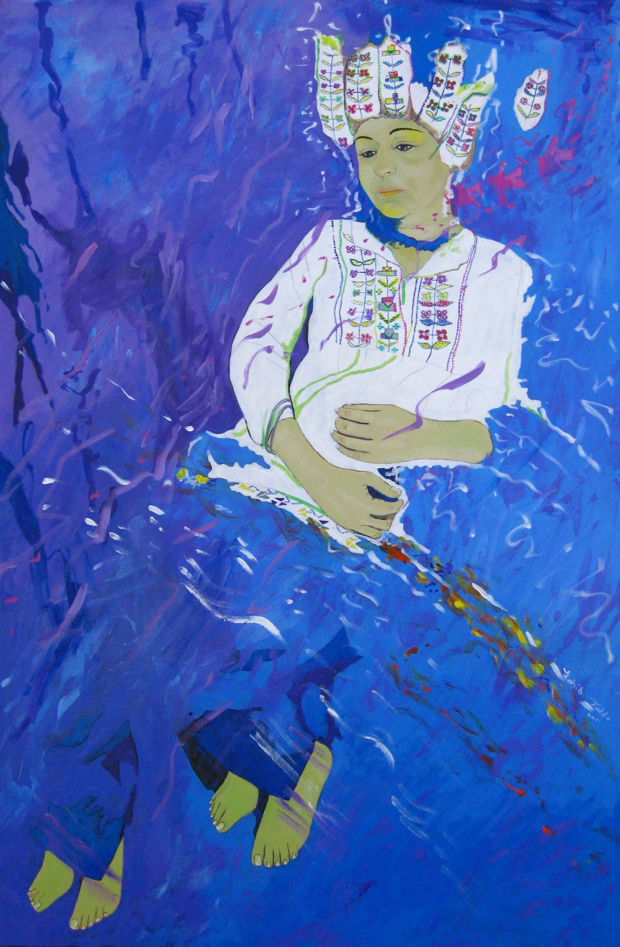 Troll, 65” x 42”, Acrylic on Canvas, 2011