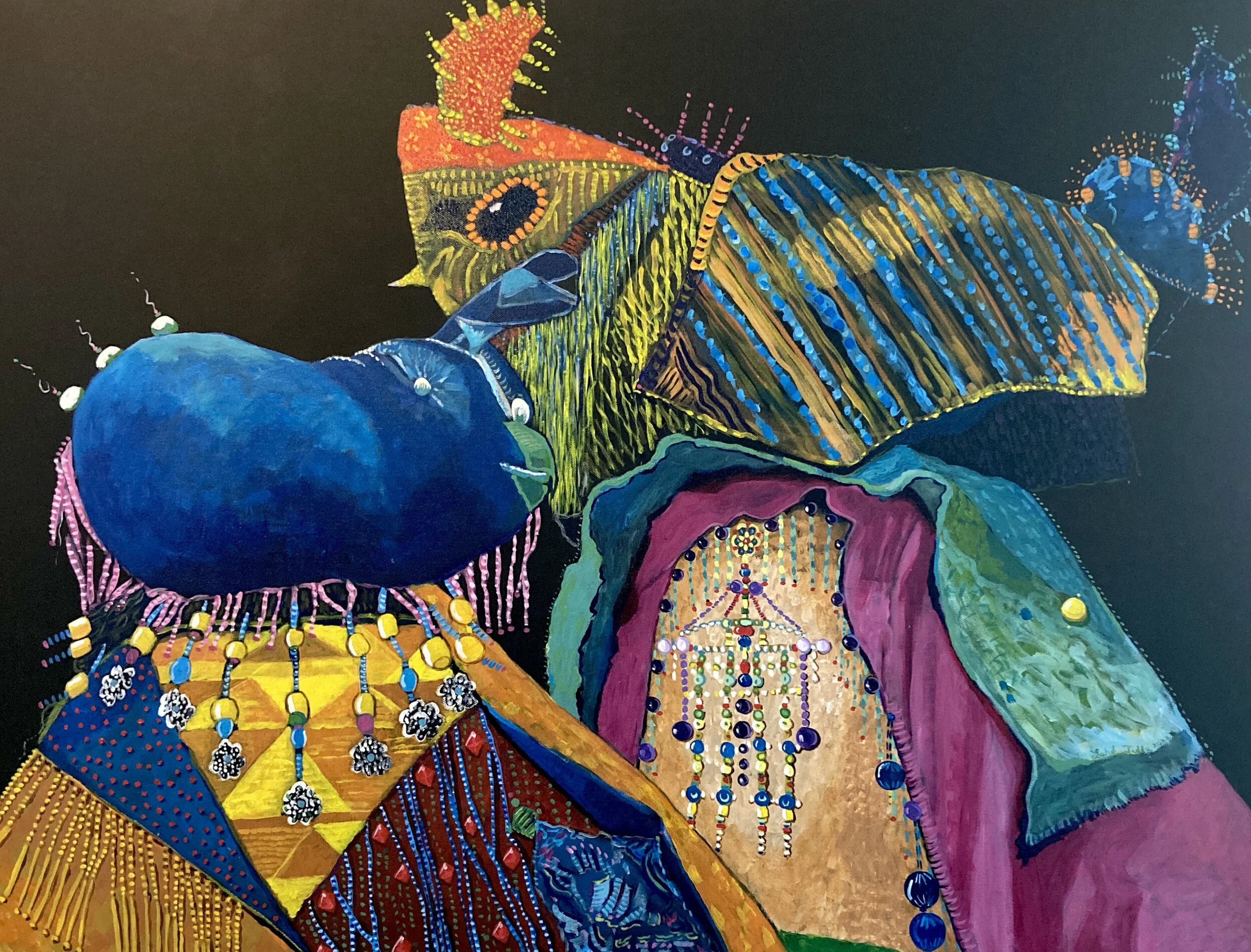 Family Portrait 2, 30"x40", Acrylic on Canvas, 2022