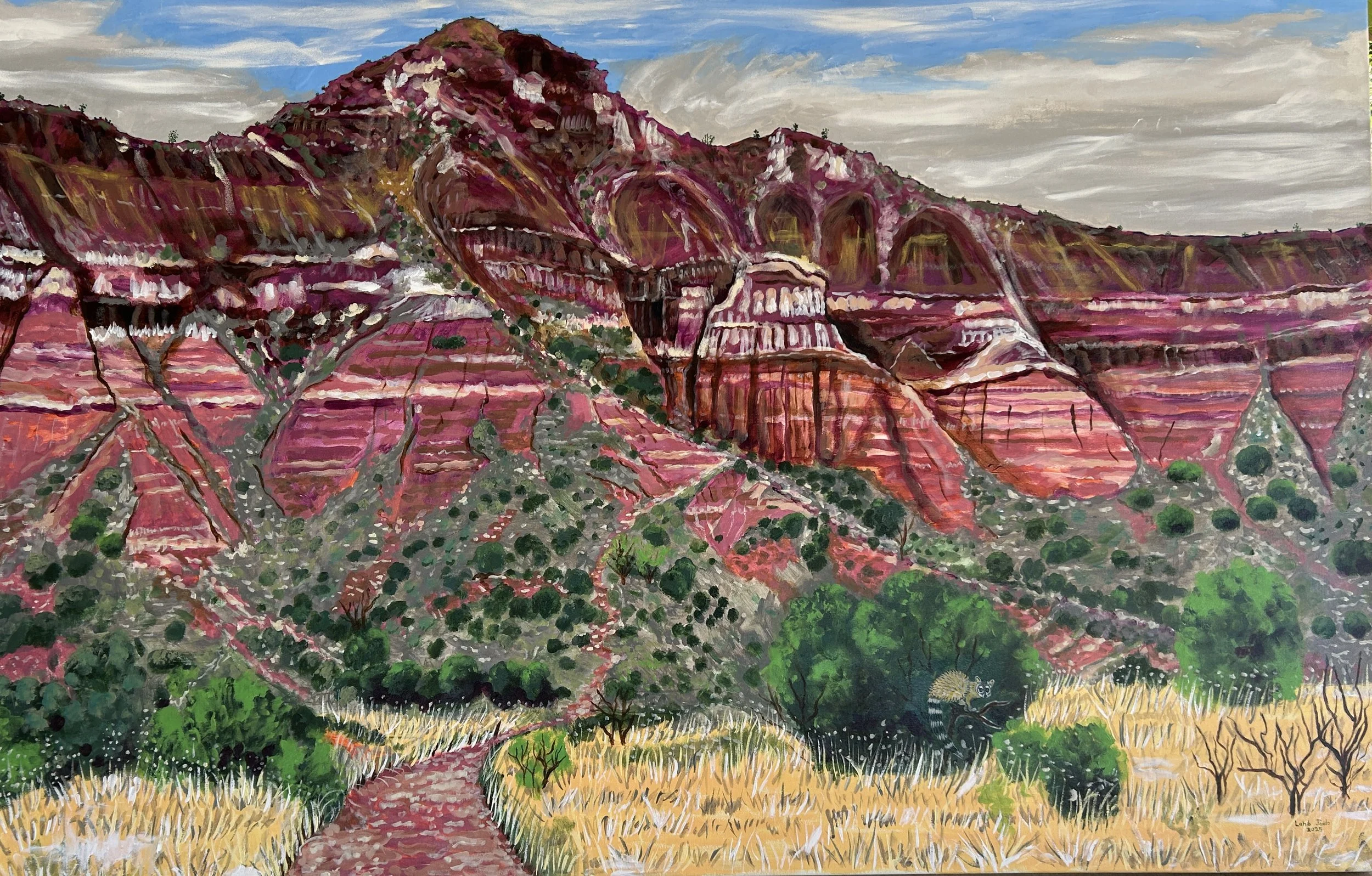 Paladuro II, 42”x65”, Acrylic on Canvas, 2025