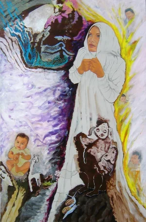Wish II, Acrylic on Canvas, 64" x 42", 2006