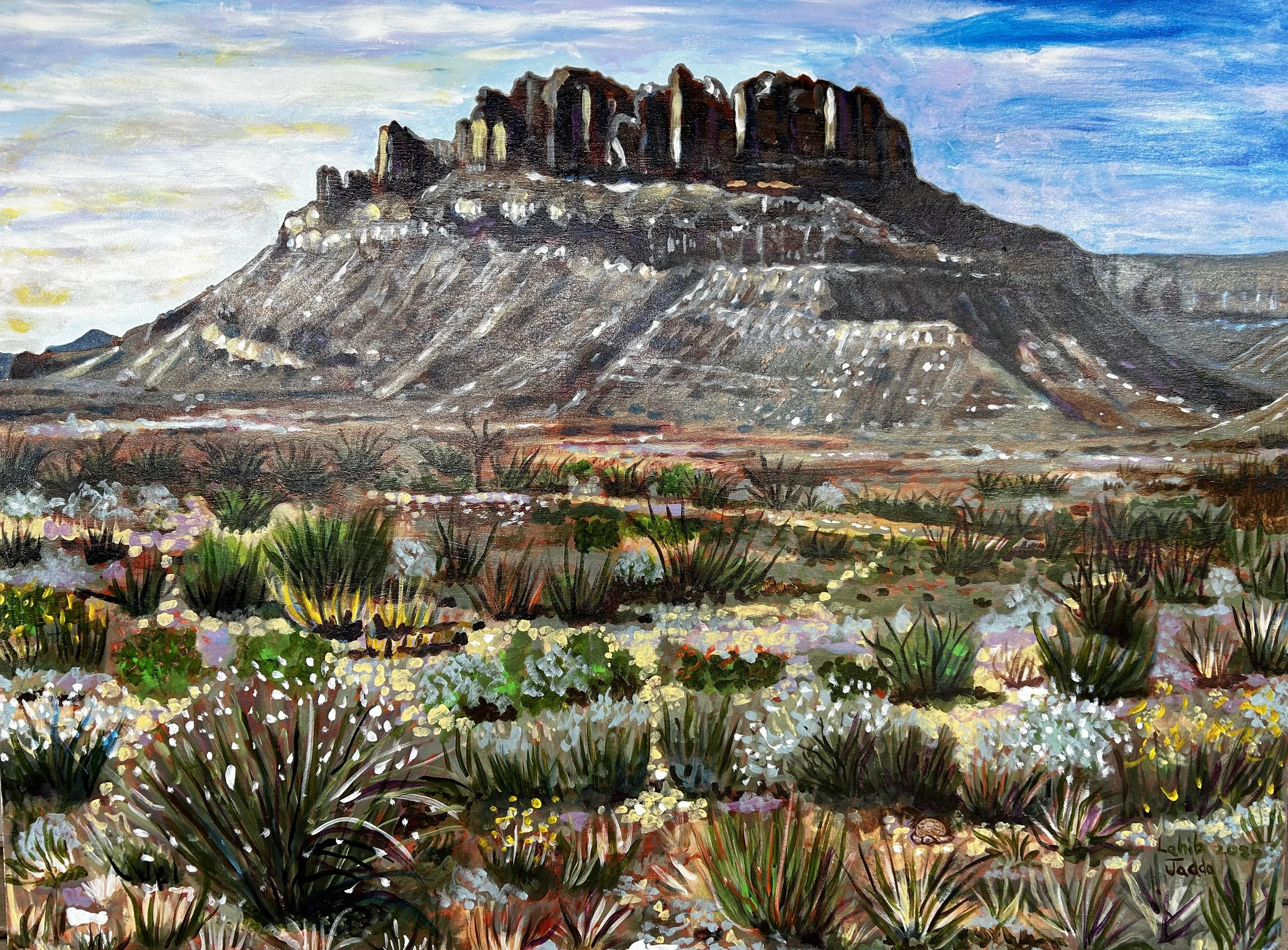 Moab, Utah, 30”x40”, Acrylic on Canvas, 2025