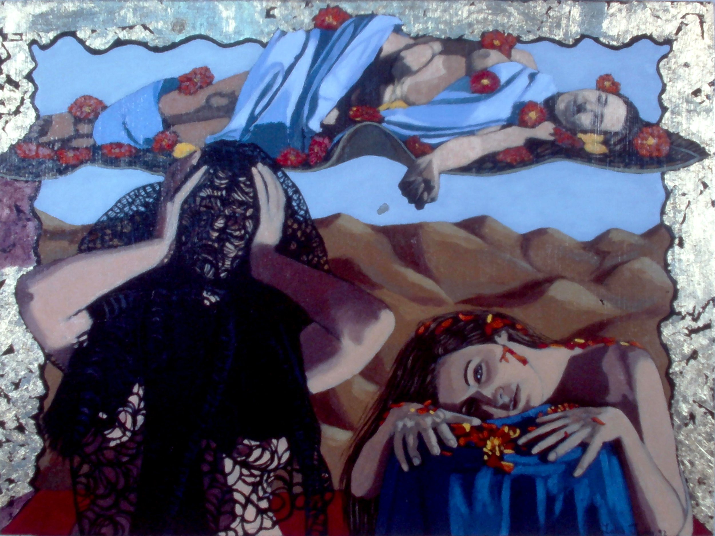 Dreams of the Old Country; Veil, 18” X 24”, Oil on Canvas, 1992