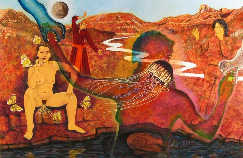 The Void, Acrylic on Canvas, 43" x 65", 2001
