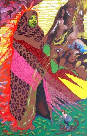 Soul Painting I, Acrylic on Canvas, 64" x 42", 2006