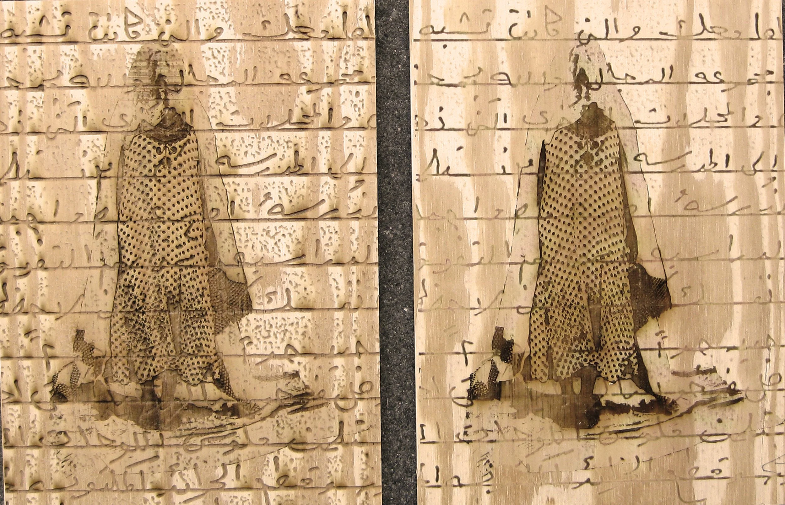 Diptych XI, 16” x 7”, Mixed Media, 2009