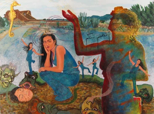 Homeless, Acrylic on Canvas, 42" x 56", 2001
