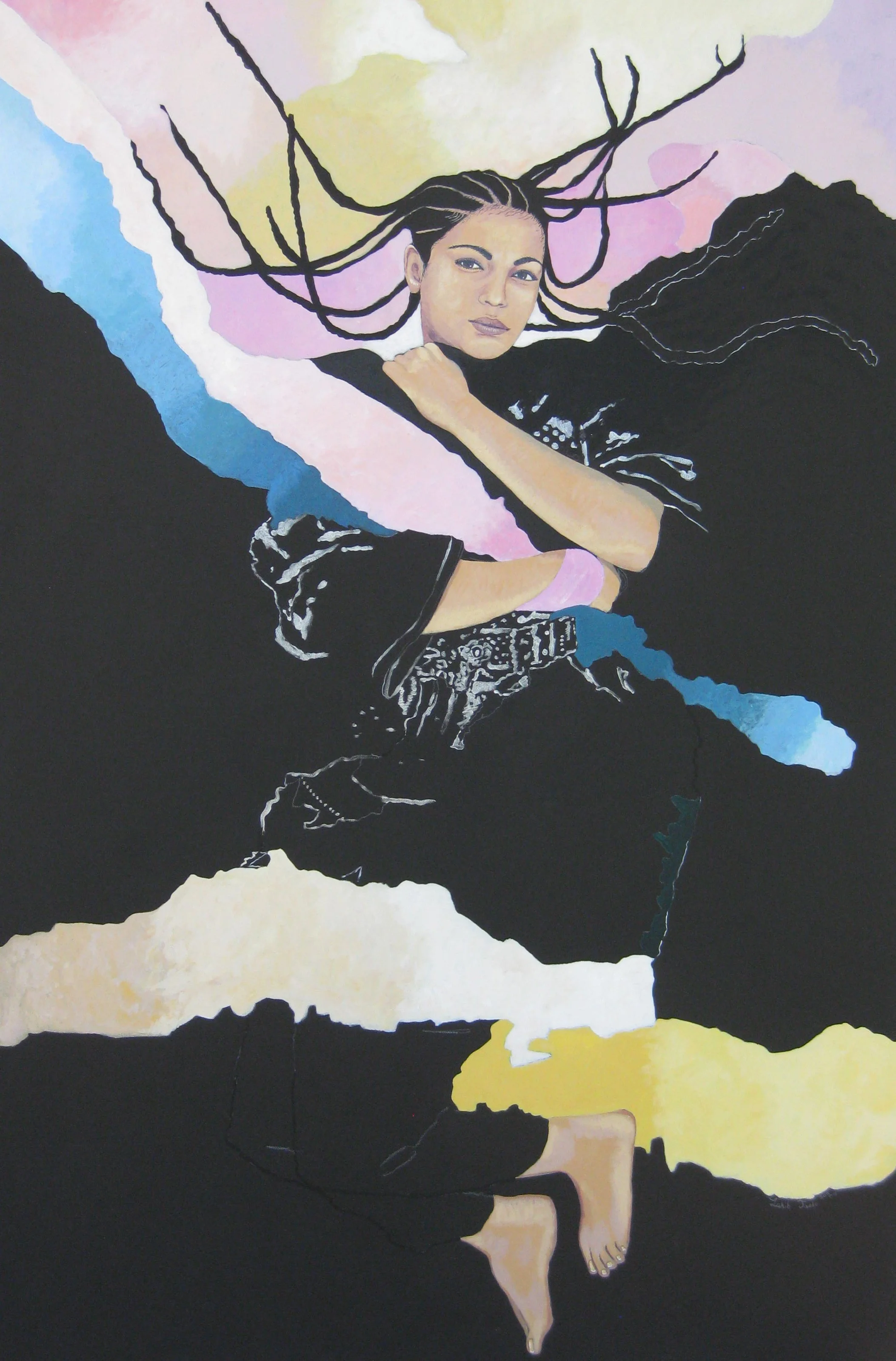 Night, 65” x 42”, Acrylic on Canvas, 2011