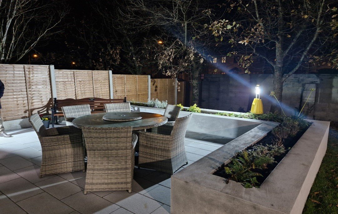 OUR NEW PATIO IN  ASH SERVICES