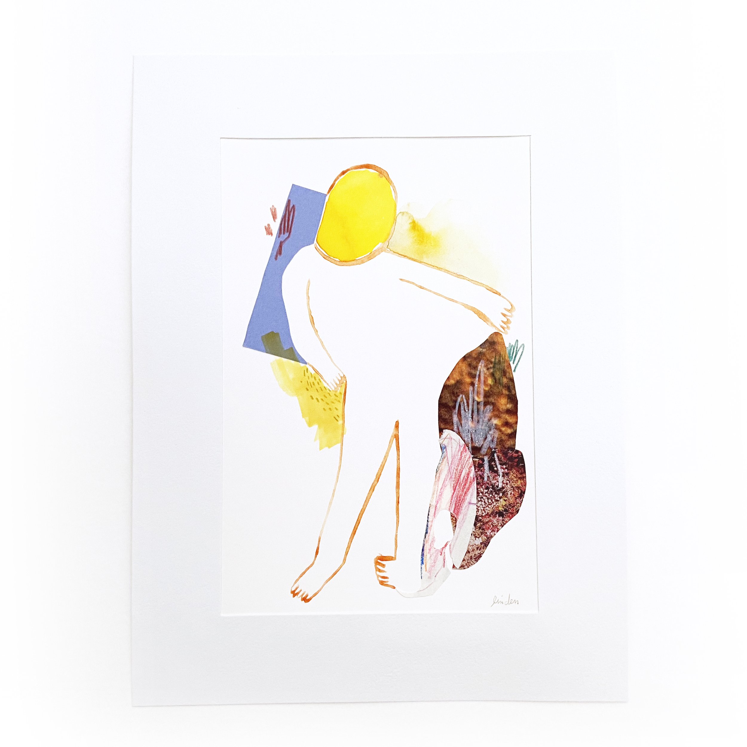 Bright playful figure illustration