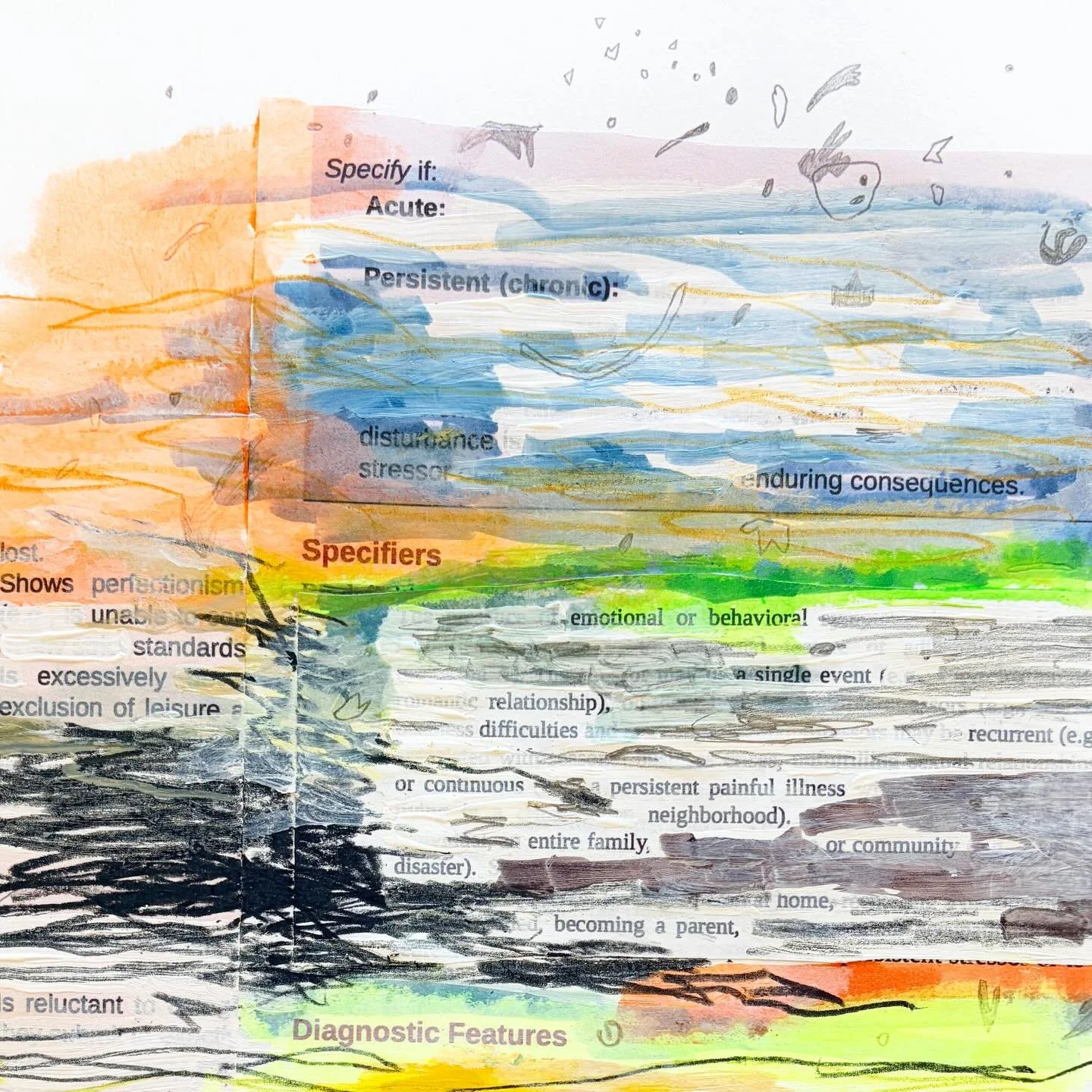 Takeaways from my Art Therapy program last quarter 🖍️

&ldquo;The heart has its own nervous system separate from the rest of the brain/body, named by medical researchers as the &lsquo;brain within the heart.&rsquo; Such findings provide scientific c