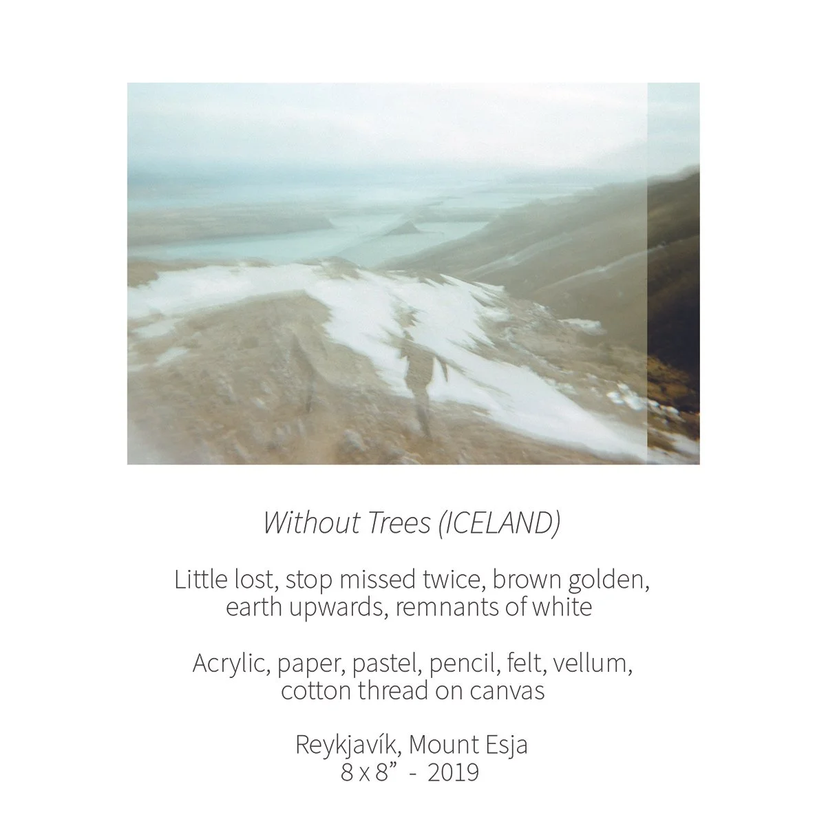 reykjavik mount esja iceland memory poem