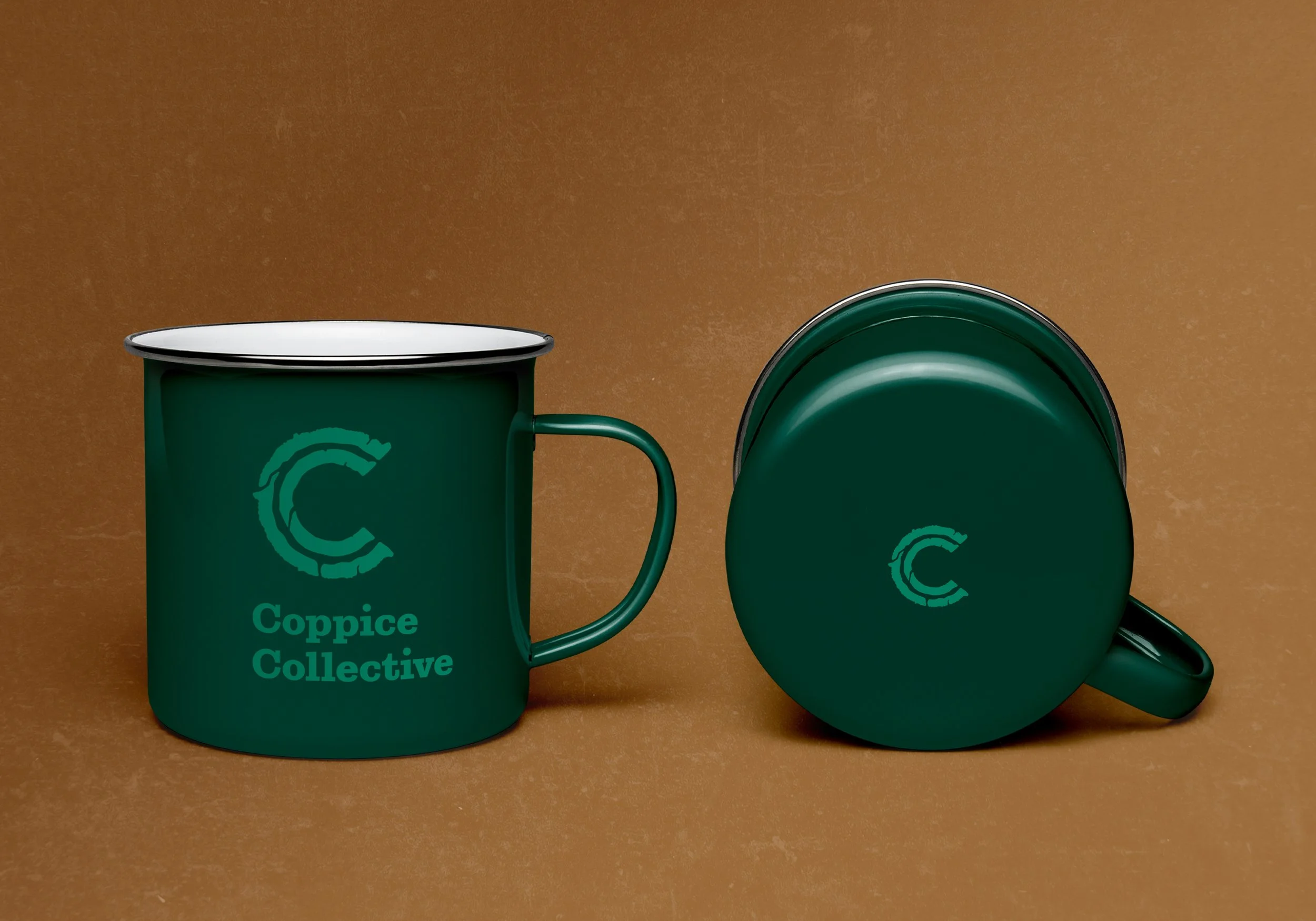 Unique mug design by Genre for Coppice Collective