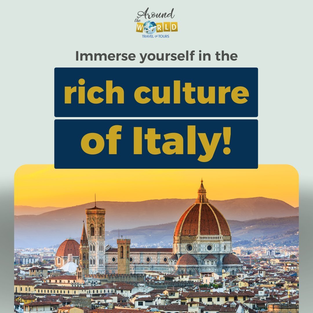 Immerse yourself in the rich culture of Italy! Indulge in authentic cuisine, explore historic landmarks, and soak in the vibrant atmosphere. 🍝🏛️ Join us in our summer travels! Send us a DM with the word &quot;ITALY&quot; and we will send you the fu