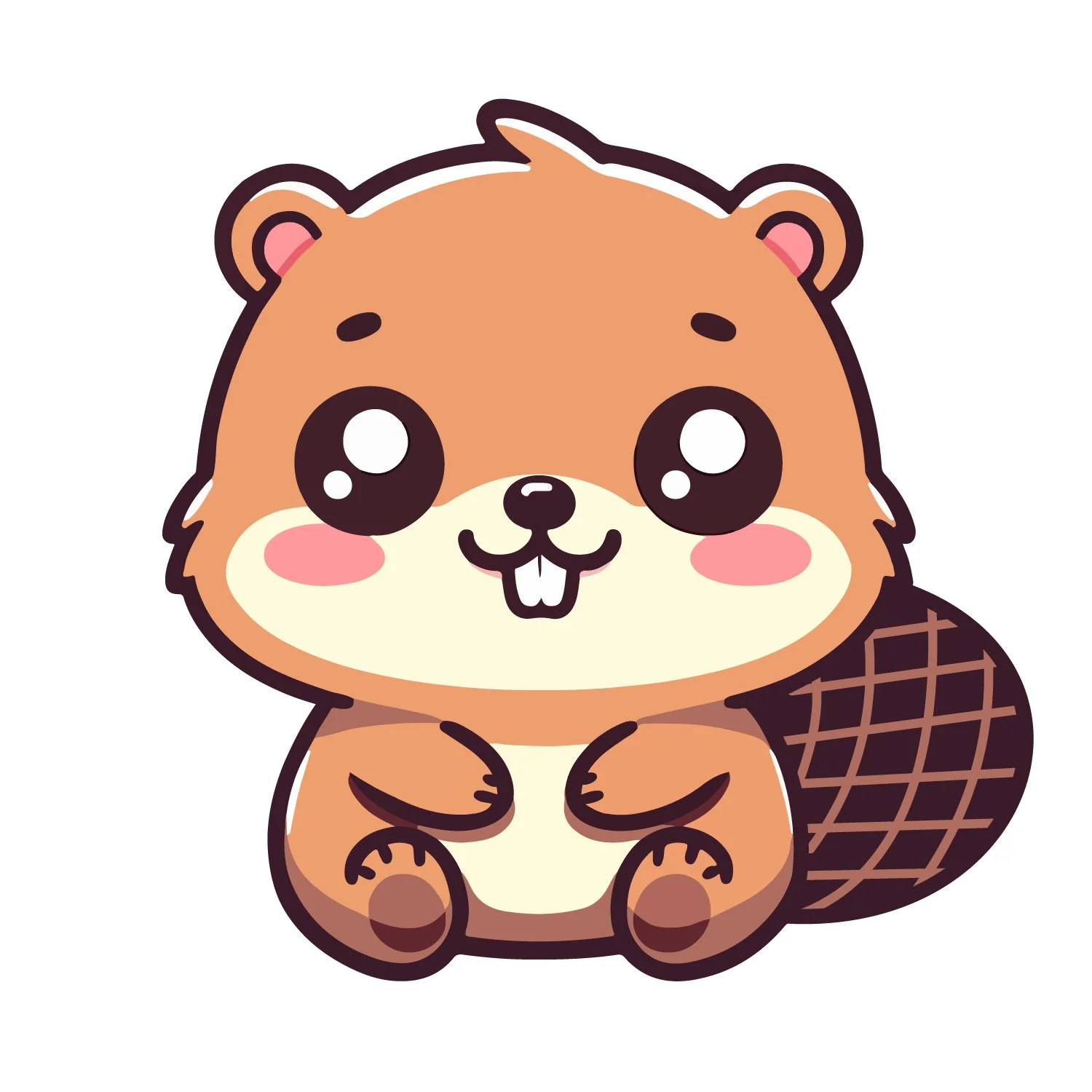 Kawaii Animals Part 1_Beaver-Updated.jpg
