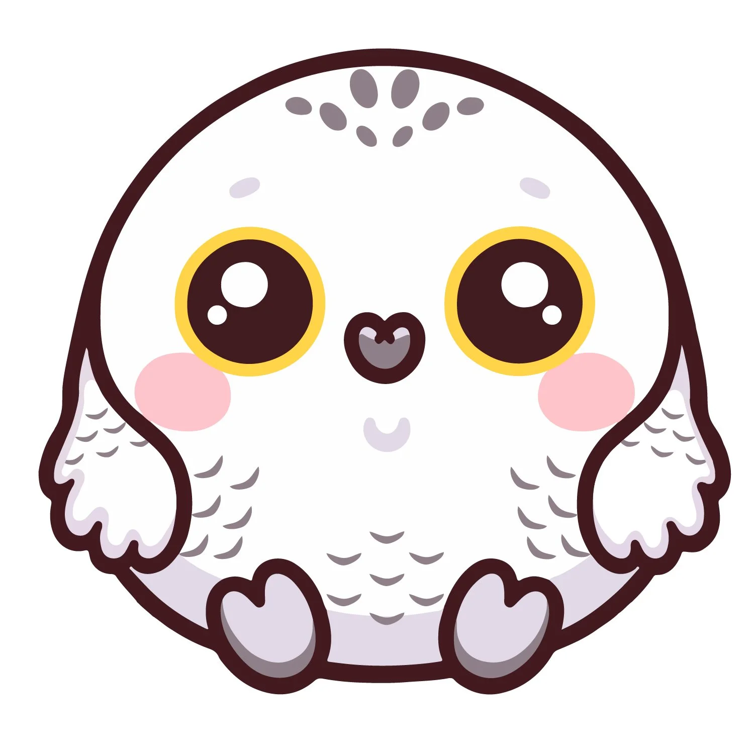 Kawaii Animals Part 2_Snowy Owl.jpg