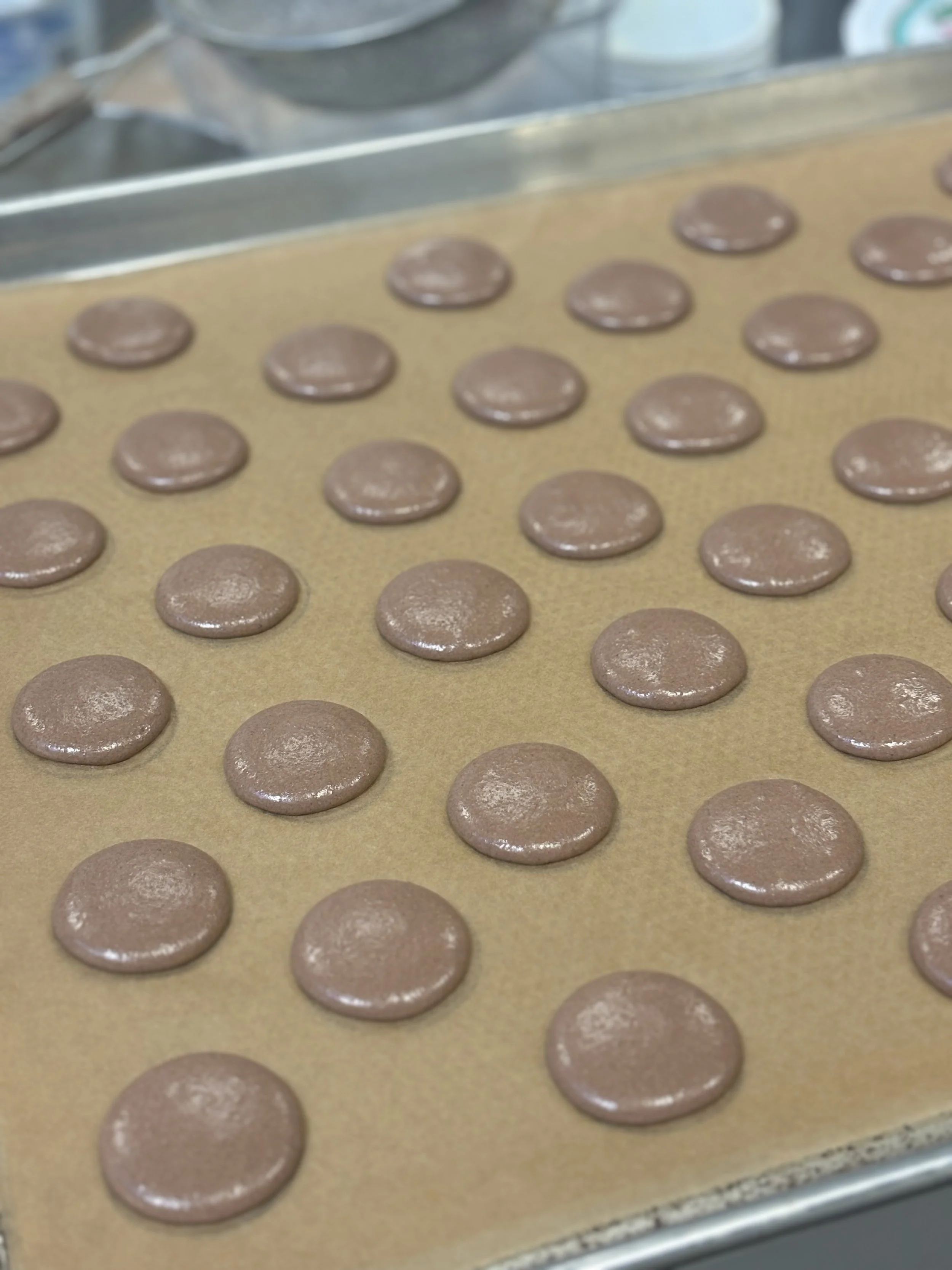 French chocolate macarons - Sarmentine