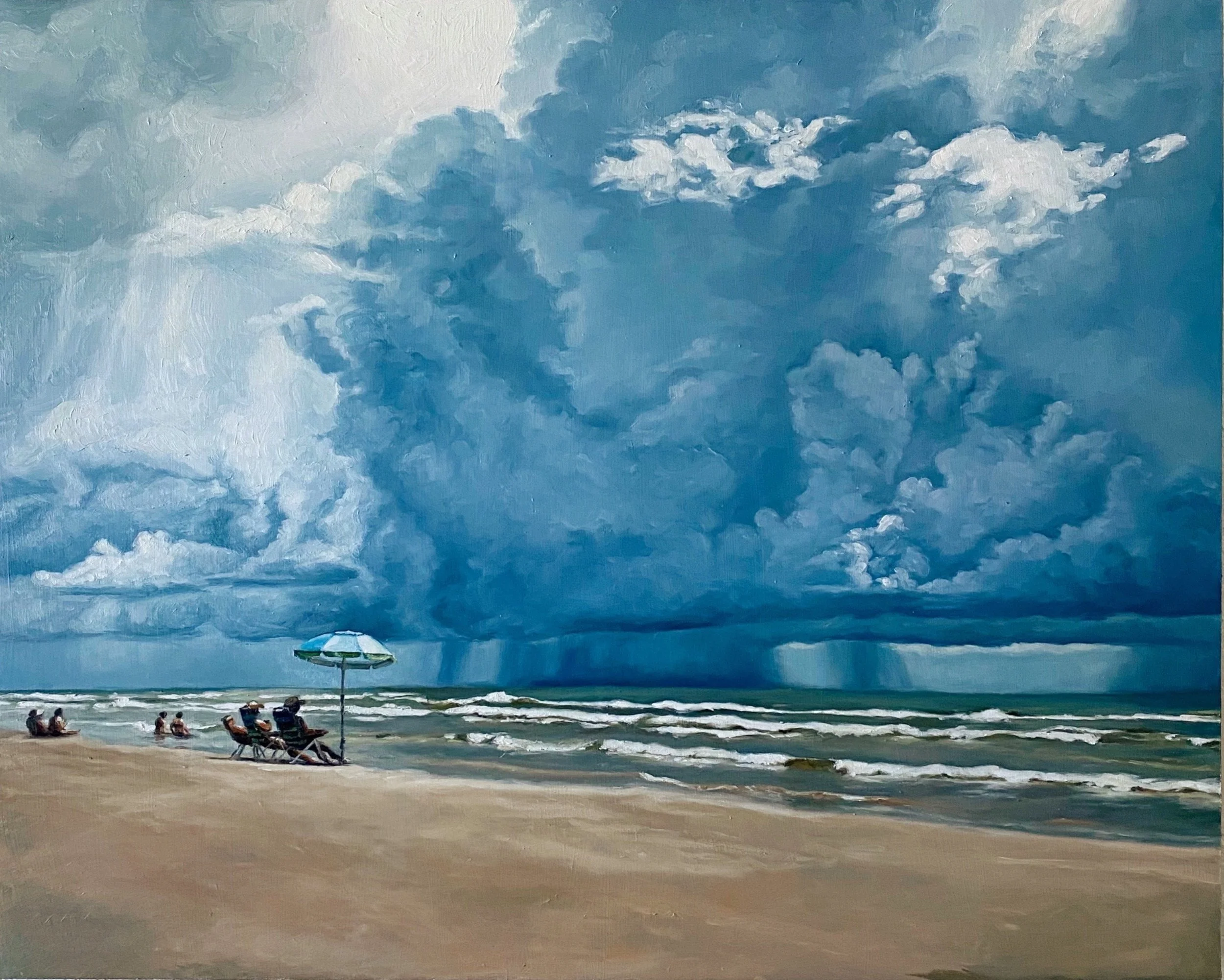 Rain or Shine, Baby
24"x30" oil on panel, 2023,

Port Aransas, TX, sold