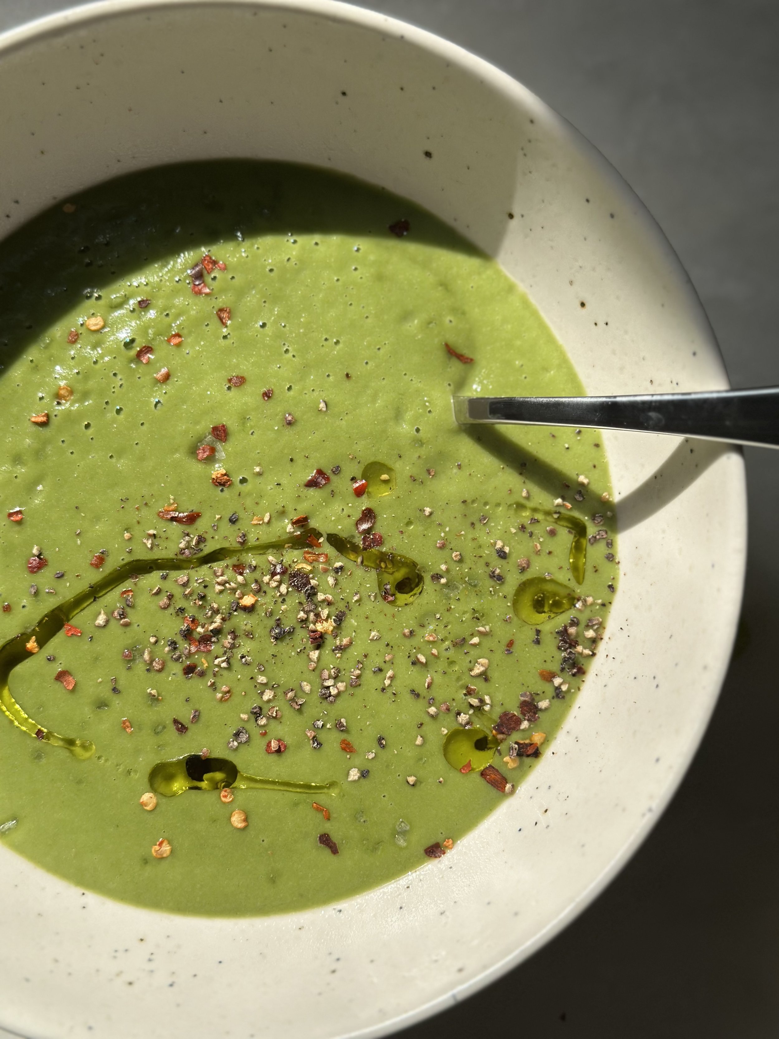 creamy nettle soup