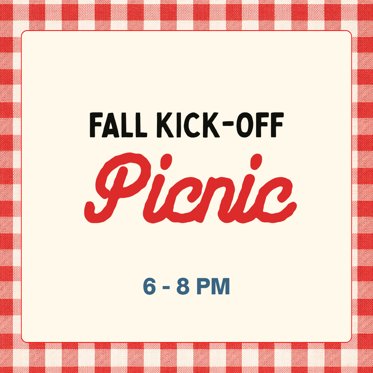 Fall Kick-Off Picnic