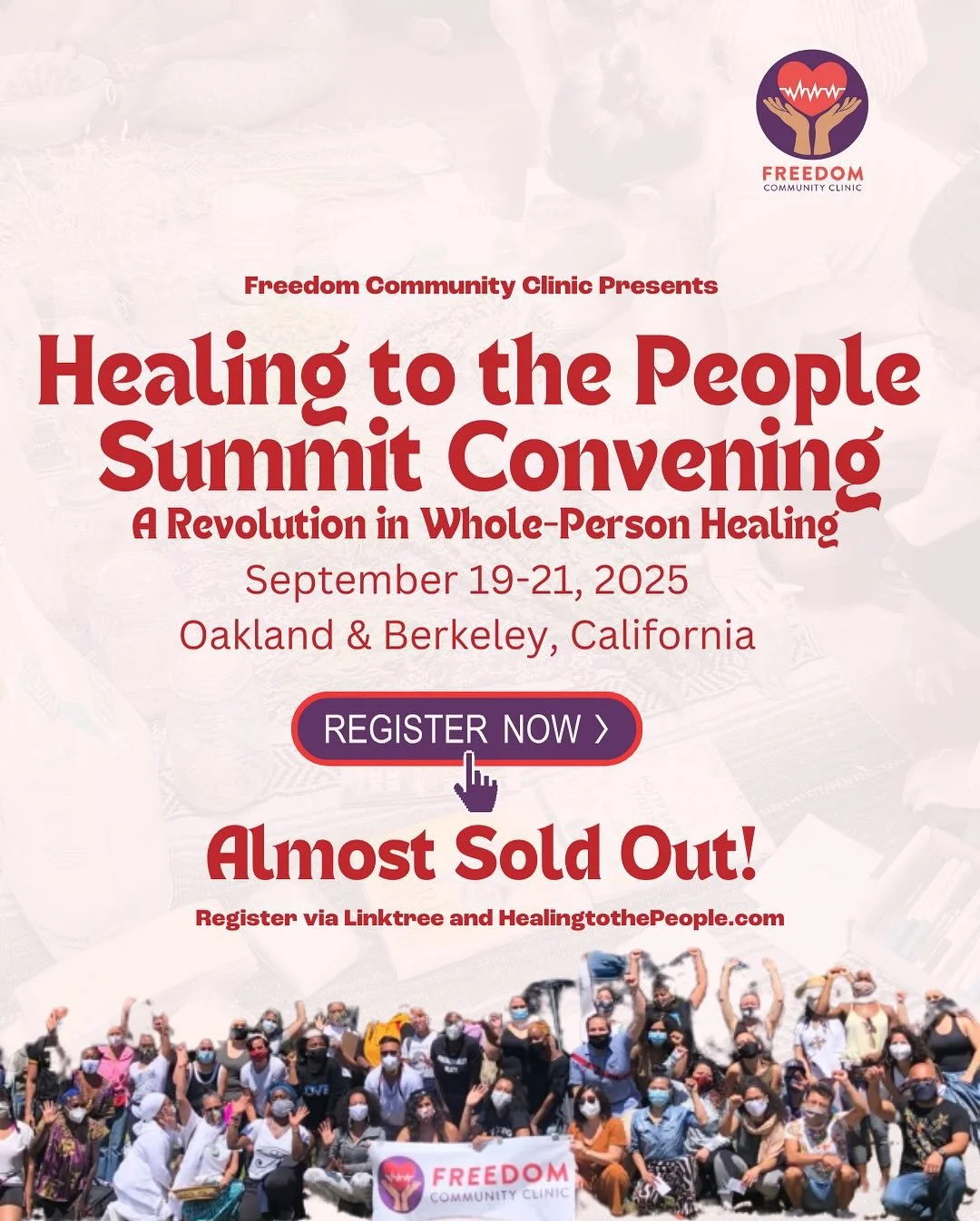 🤲🏾💫Blessed Tuesday y&rsquo;all! 🎉 We&rsquo;re excited to invite you to the Healing To the People Summit happening from September 19-21. We&rsquo;re almost sold out! 

Our inaugural summit offers a space for healing, empowerment, and building coll