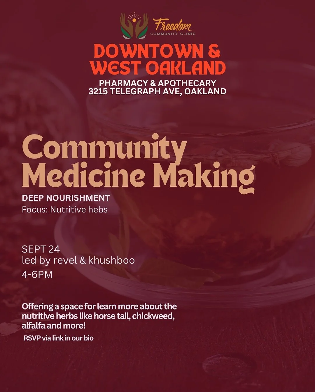 ☀️🌿Blessed Tuesday and belated Fall Equinox y&rsquo;all! We are super grateful for all those who attended and supported our Healing to the People Summit + we&rsquo;re excited to share this week&rsquo;s offering at the Apothecary for those interestin