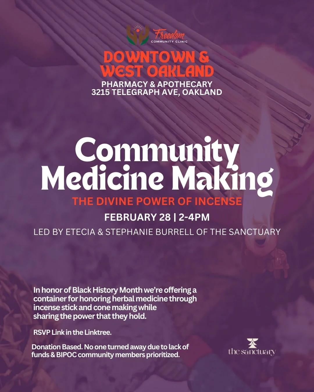 🌱 Blessed Monday Community! In honor of Black History/Futures Month we&rsquo;re excited to kick off our 2026 Community Medicine workshop series this Saturday at the Apothecary &amp; Pharmacy by inviting our family, Stephanie and Etecia Burrell from 
