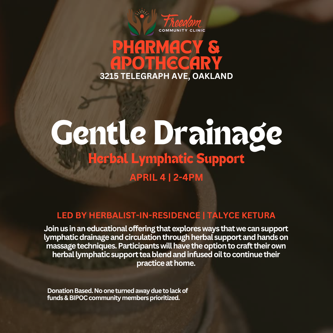Gentle Drainage: Herbal Lymphatic Support Workshop