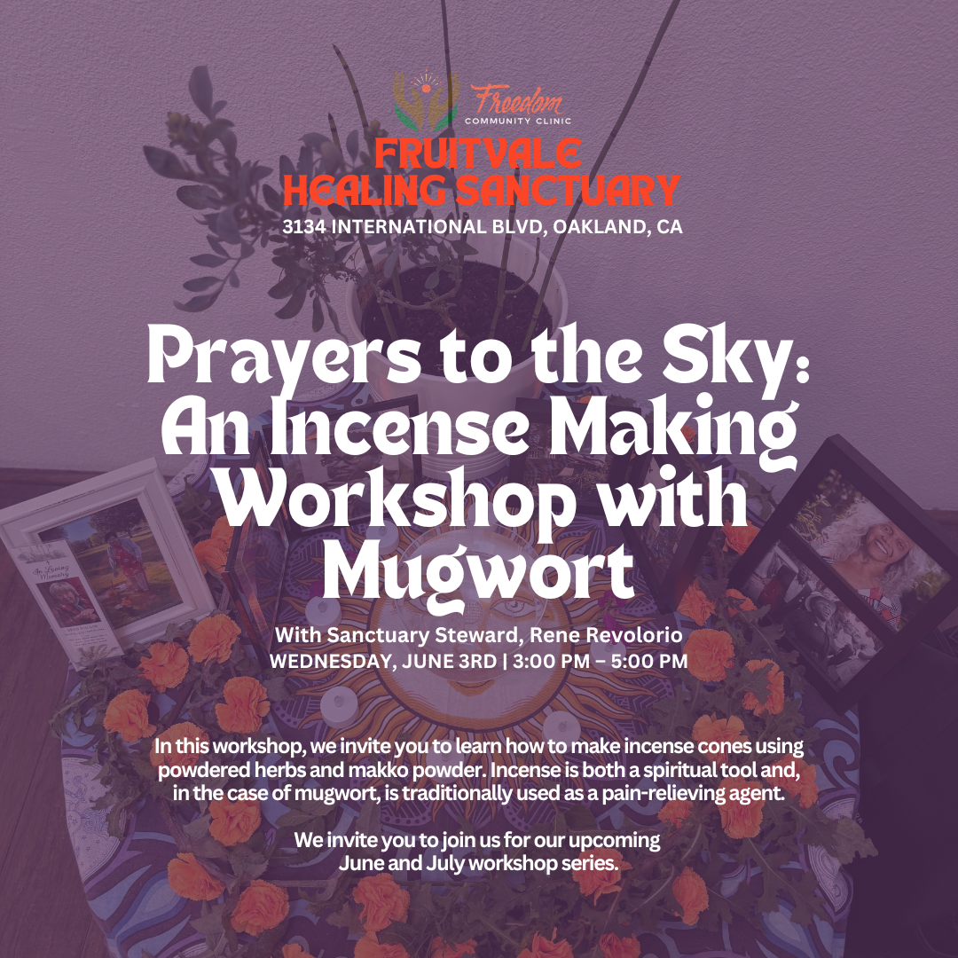 Prayers to the Sky: An Incense Making Workshop
