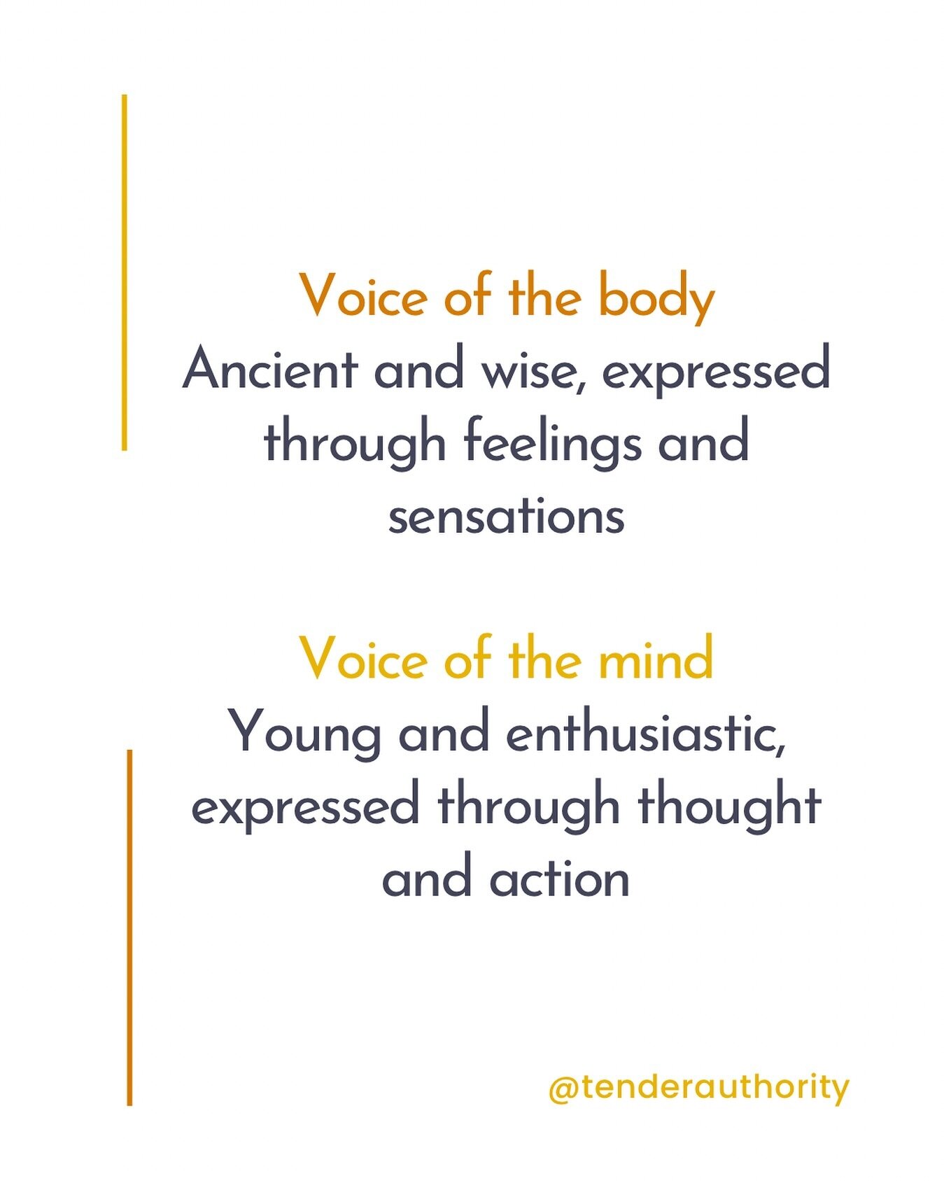 How would you answer these questions? 👇🏽

🌞 Can one voice exist without the other, within you?

🌞 Which voice do you often struggle to hear clearly?

🌞 Is there one voice that you give more importance than the other?

🌞 If you had a choice, whi
