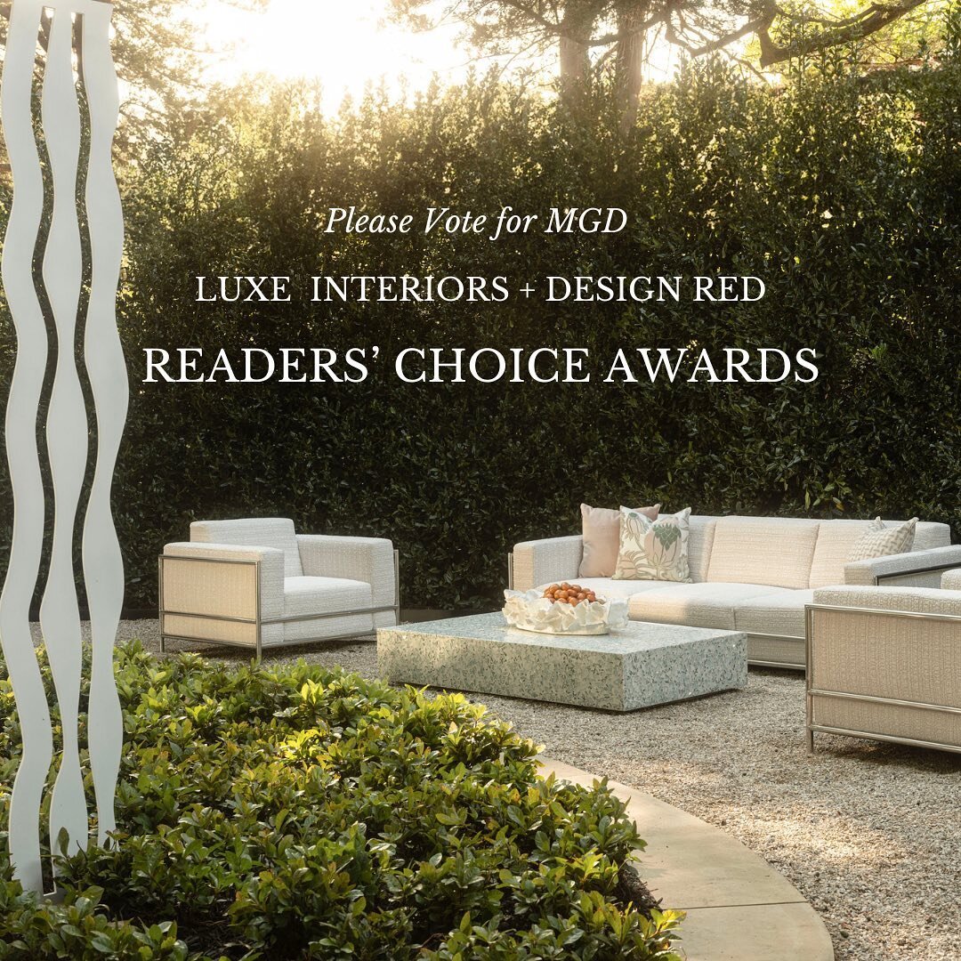 We entered the @luxemagazine RED Reader&rsquo;s Choice Awards! Please use the link in our bio to vote for MGD&rsquo;s projects in Landscape Architecture and Open Space categories before voting closes February 16th! #BeREDWithLuxe