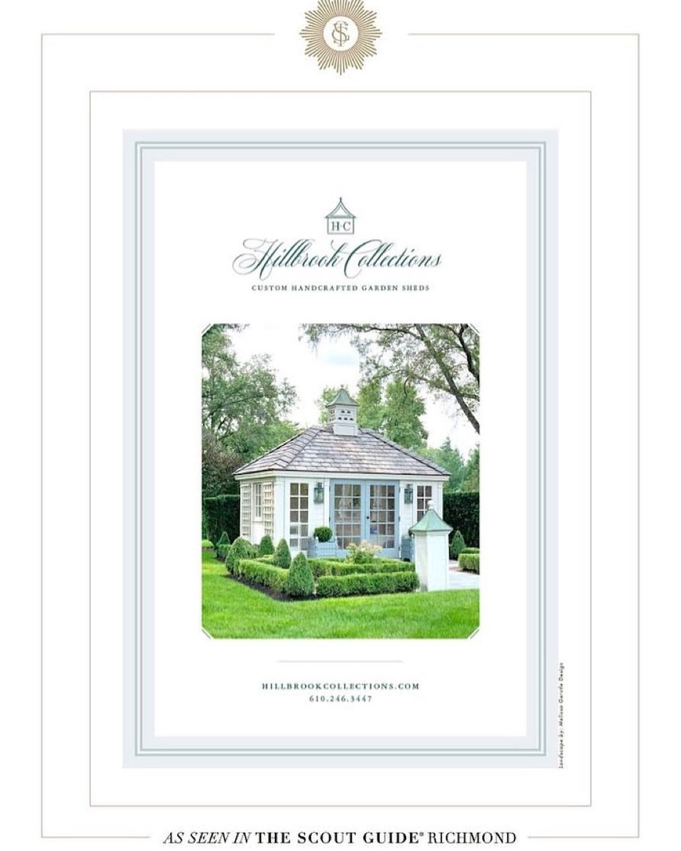 Thank you @hillbrook_collections for featuring our landscape in your ad for @tsgrichmond .  What a charming backdrop you created for this small garden! 🍃🍃🍃

#effortlessoutdoorliving #rootedinbeauty 
.
.
.
.
@tsgdallas