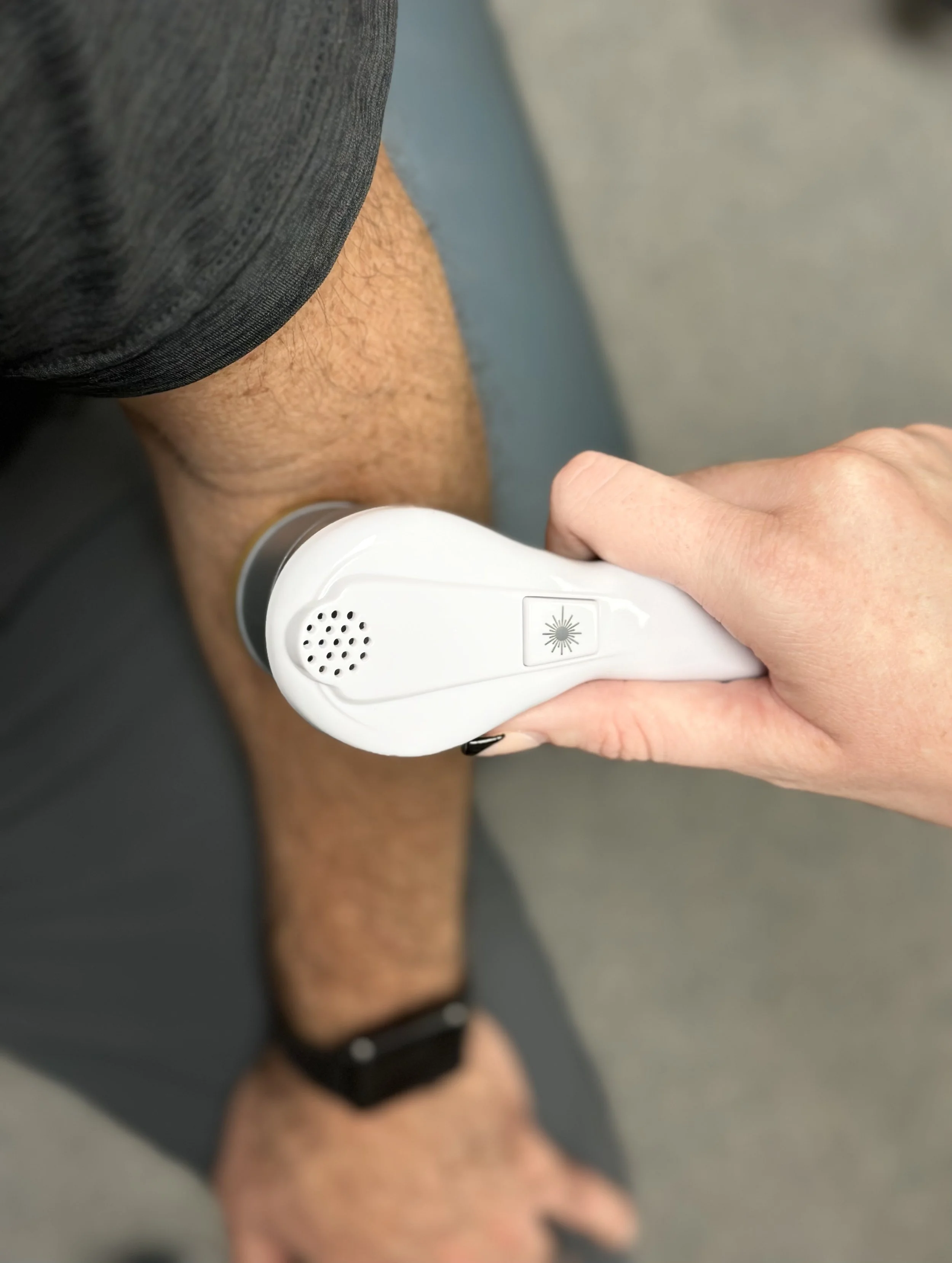 Image of laser therapy at Touch Chiropractic in Sacramento, CA