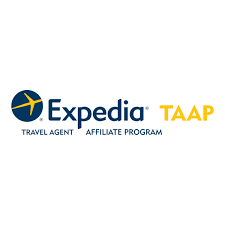 Expedia TAAP logo with text 'Travel Agent Affiliate Program'